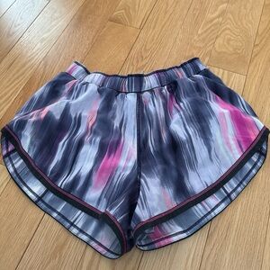 lululemon athletica Pink and Gray Athletic Shorts